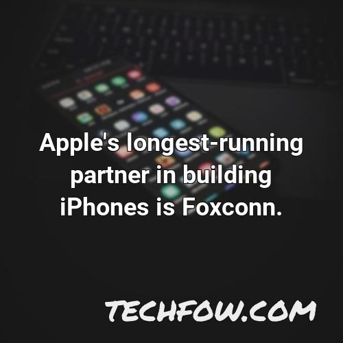 apple s longest running partner in building iphones is