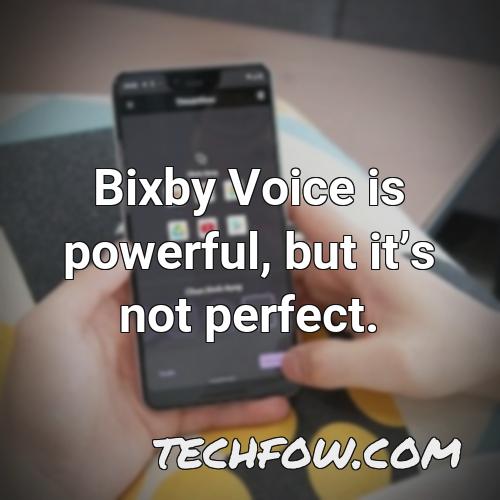 bixby voice is powerful but its not perfect