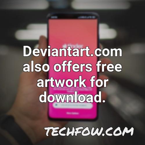 deviantart com also offers free artwork for download