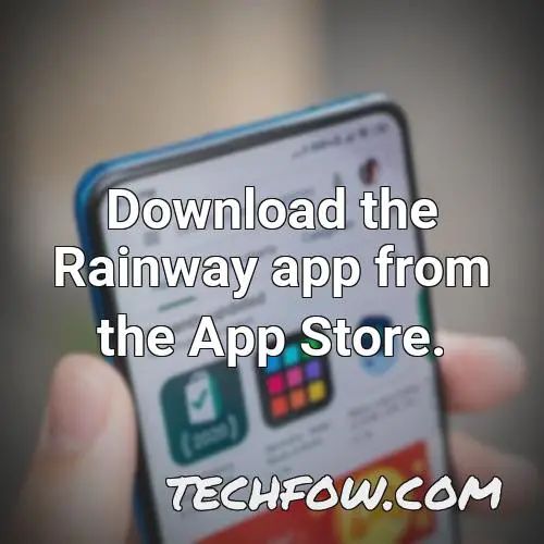 download the rainway app from the app store 1