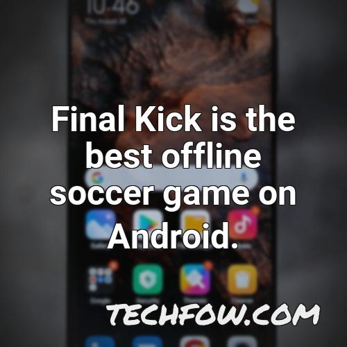 final kick is the best offline soccer game on android