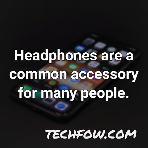 headphones are a common accessory for many people 1