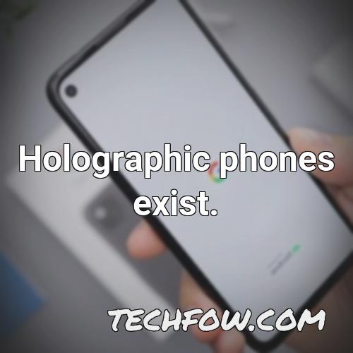 holographic phones