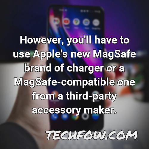 however you ll have to use apple s new magsafe brand of charger or a magsafe compatible one from a third party accessory maker