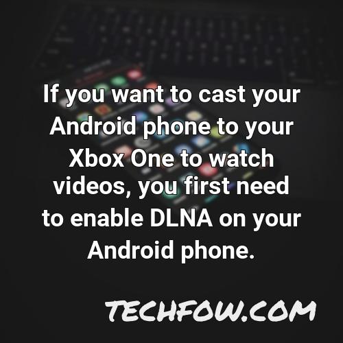 android to xbox one screen mirroring