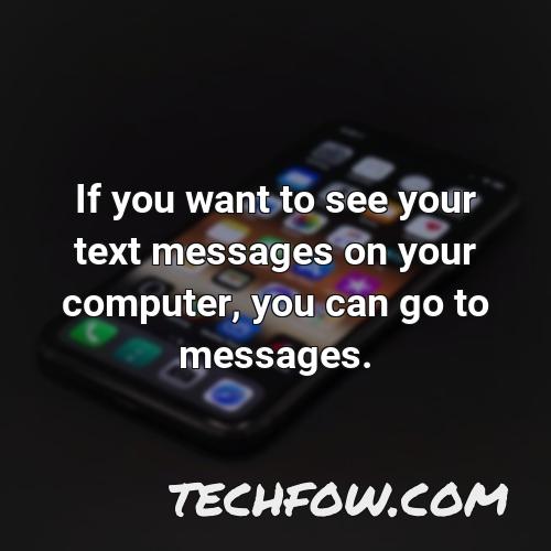 how to access my text messages without my iphone