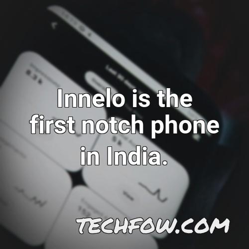 innelo is the first notch phone in india