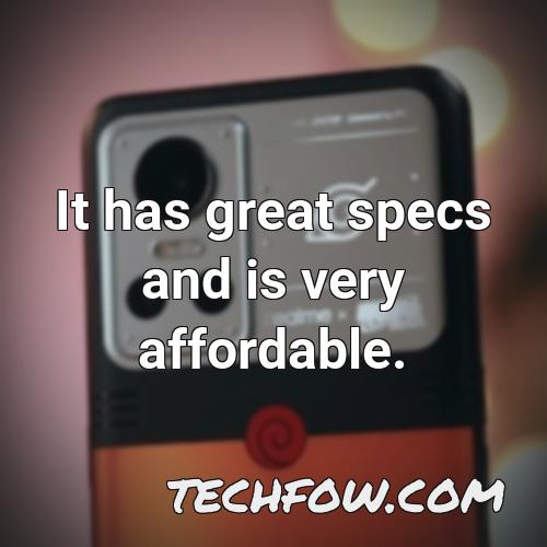 it has great specs and is very affordable
