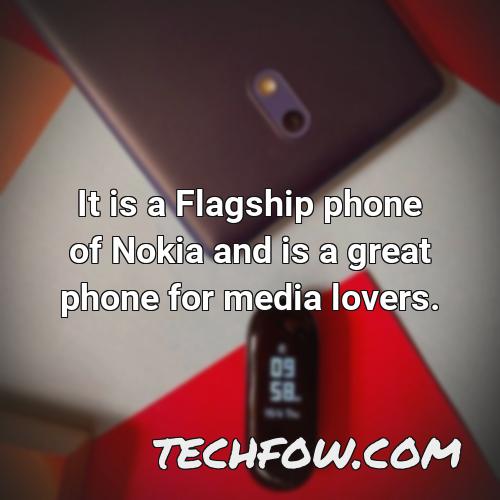it is a flagship phone of nokia and is a great phone for media lovers