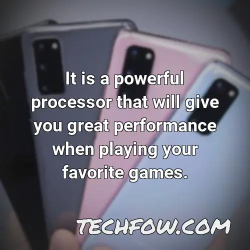 it is a powerful processor that will give you great performance when playing your favorite games