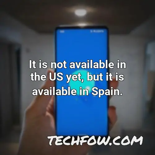 it is not available in the us yet but it is available in spain