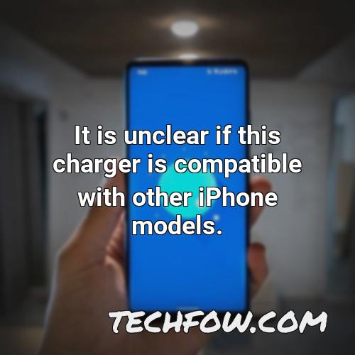 it is unclear if this charger is compatible with other iphone models