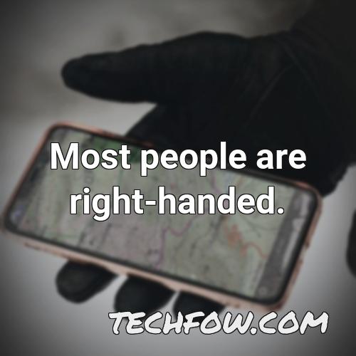 most people are right handed