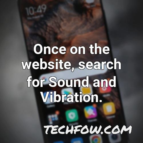 once on the website search for sound and vibration