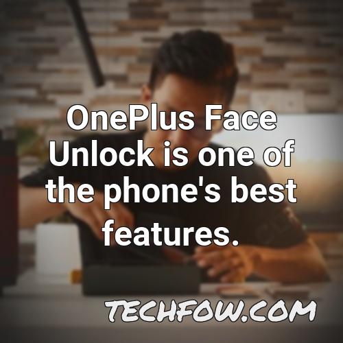 oneplus face unlock is one of the phone s best features