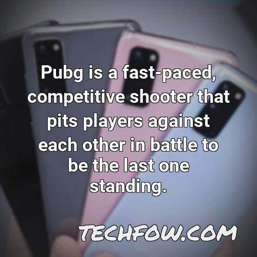 pubg is a fast paced competitive shooter that pits players against each other in battle to be the last one standing