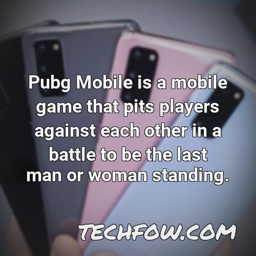 pubg mobile is a mobile game that pits players against each other in a battle to be the last man or woman standing
