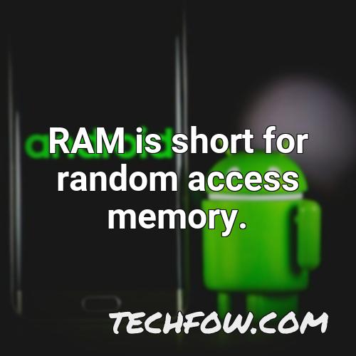 ram is short for random access memory 2