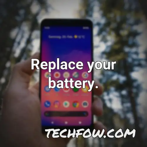 replace your battery