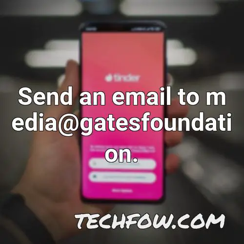 send an email to media gatesfoundation
