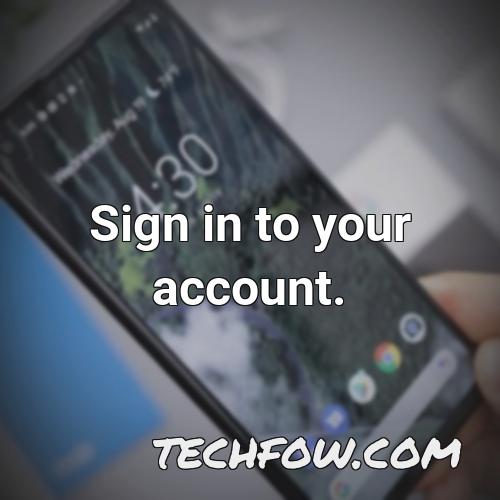 sign in to your account 1