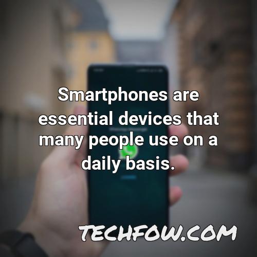 smartphones are essential devices that many people use on a daily basis