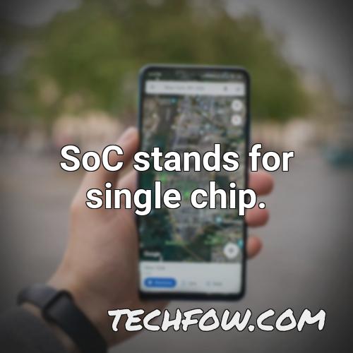 soc stands for single chip