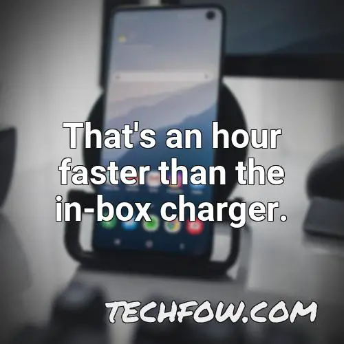 that s an hour faster than the in box charger 1