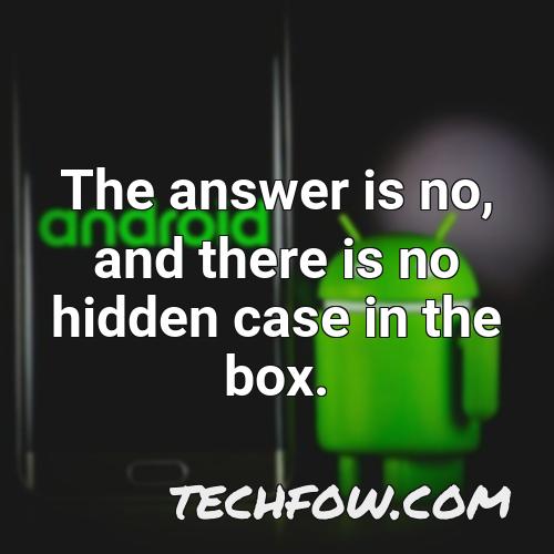 the answer is no and there is no hidden case in the