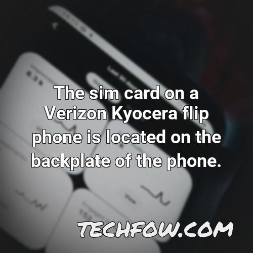Where Is the Sim Card on a Verizon Flip Phone (Expert Guide)