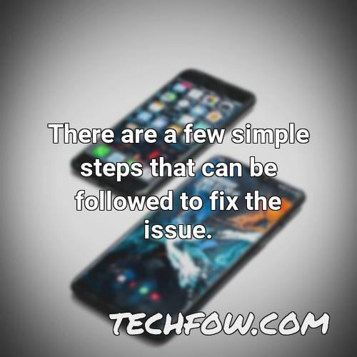 there are a few simple steps that can be followed to fix the issue