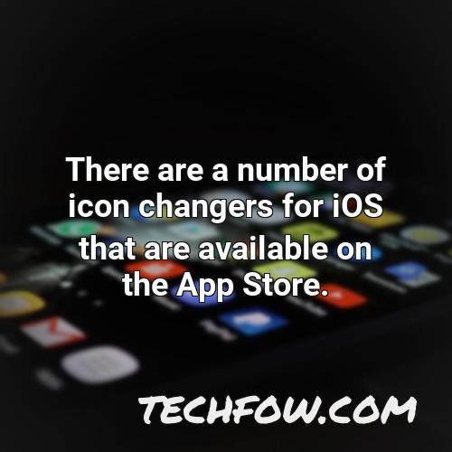 there are a number of icon changers for ios that are available on the app store