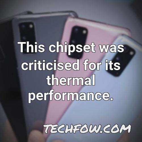 this chipset was criticised for its thermal performance