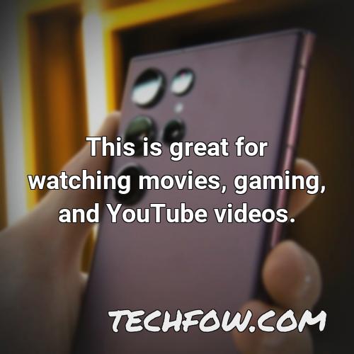 this is great for watching movies gaming and youtube videos 2