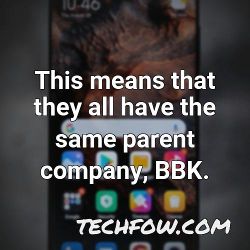 this means that they all have the same parent company bbk