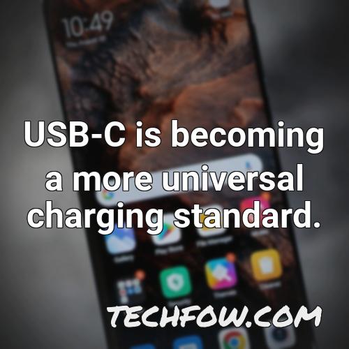 usb c is becoming a more universal charging standard