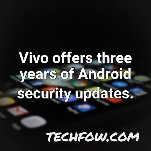 vivo offers three years of android security updates 1
