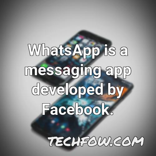 whatsapp is a messaging app developed by facebook 2