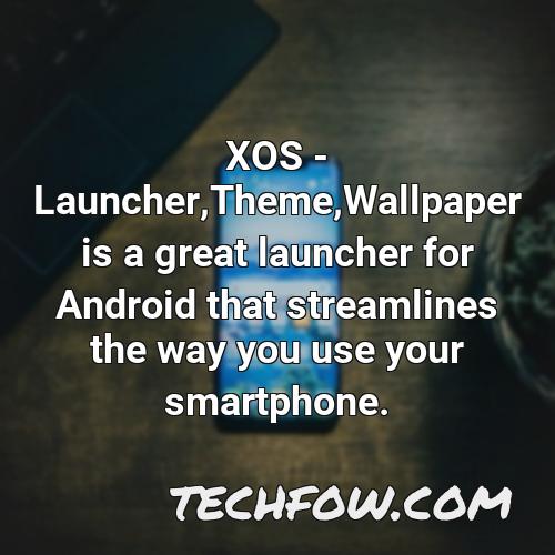 xos launcher theme wallpaper is a great launcher for android that streamlines the way you use your smartphone