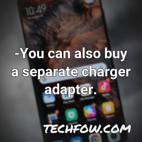 you can also buy a separate charger adapter 1
