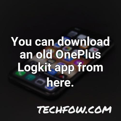 you can download an old oneplus logkit app from here