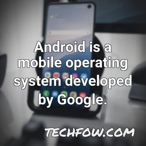 android is a mobile operating system developed by google 14