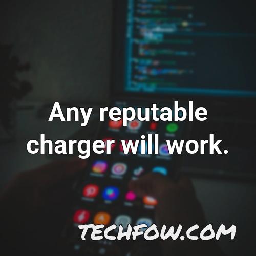 any reputable charger will work