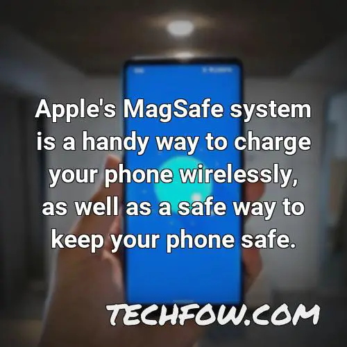 apple s magsafe system is a handy way to charge your phone wirelessly as well as a safe way to keep your phone safe
