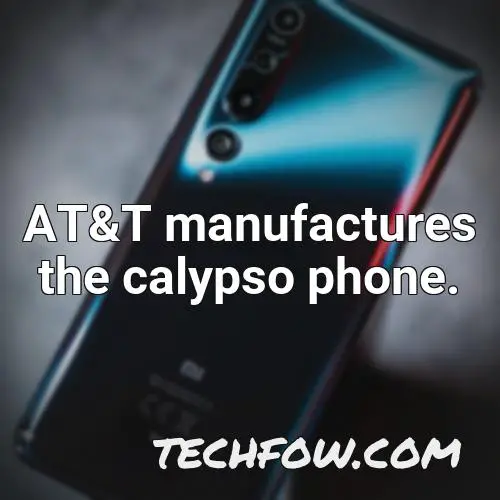 at t manufactures the calypso phone