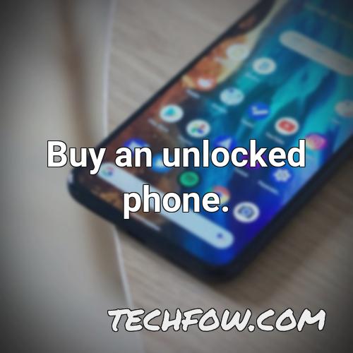 buy an unlocked phone
