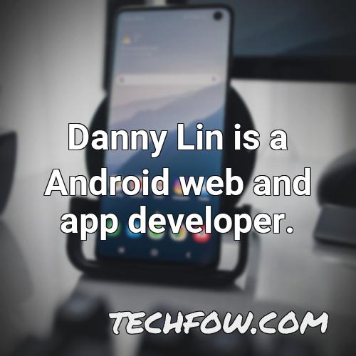 danny lin is a android web and app developer