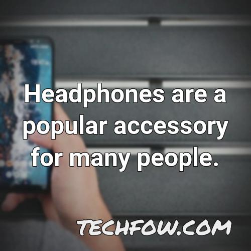 headphones are a popular accessory for many people 1
