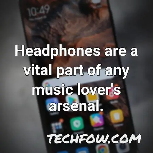 headphones are a vital part of any music lover s arsenal