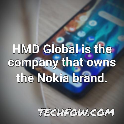 hmd global is the company that owns the nokia brand
